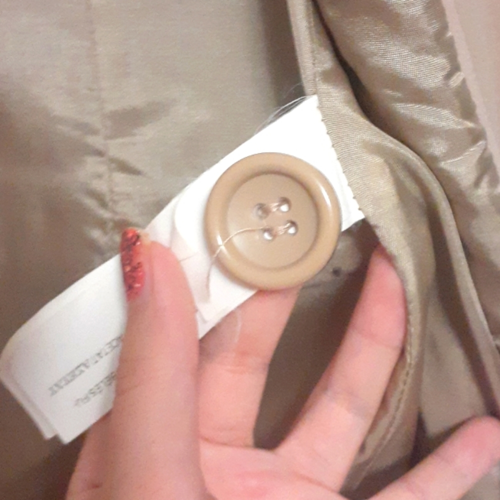 Zara Basic Wool Double Breasted Peacoat Size S - image 7